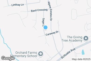 Map image of the property - 43 Sage Dr