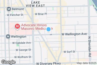 Map image of the property - 654 W Wellington Ave
