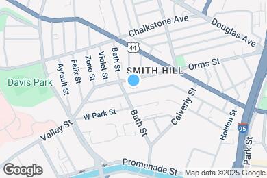 Map image of the property - 207 Jewett St