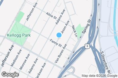 Map image of the property - 921 Jackson Ave