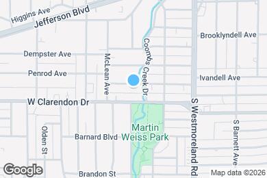 Map image of the property - 3502 Ivandell Ave