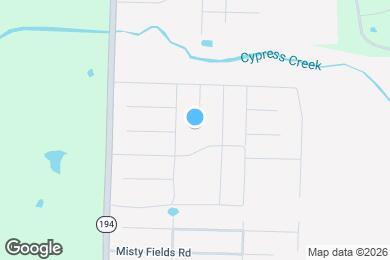 Map image of the property - 100 Whispering Creek Cove