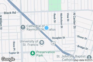 Map image of the property - 615 Clement St