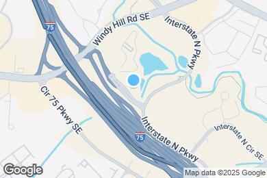 Map image of the property - Furnished Studio-Atlanta - Marietta - Interstate N. Pkwy