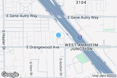 Map image of the property - 805 E Orangewood Ave