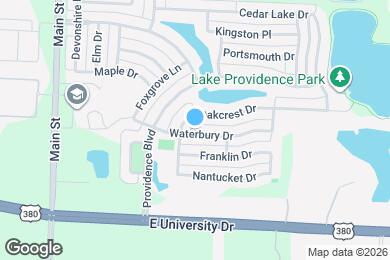 Map image of the property - 10215 Waterbury Dr