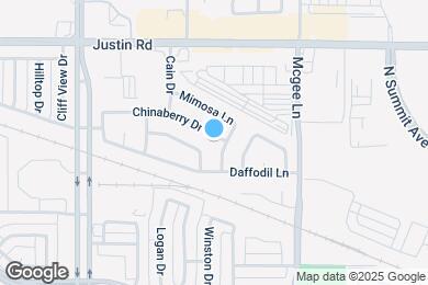 Map image of the property - 1366 Chinaberry Dr
