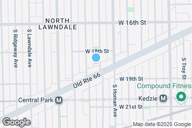 Map image of the property - 1826 S Trumbull Ave