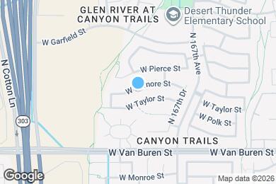 Map image of the property - 16803 W Fillmore St