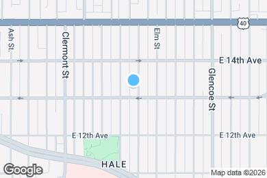 Map image of the property - 1321 Eudora St