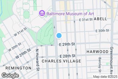 Map image of the property - The Baltimorean Apartments