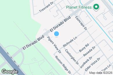 Map image of the property - 250 El Dorado Blvd