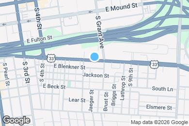 Map image of the property - 323 E Livingston Ave