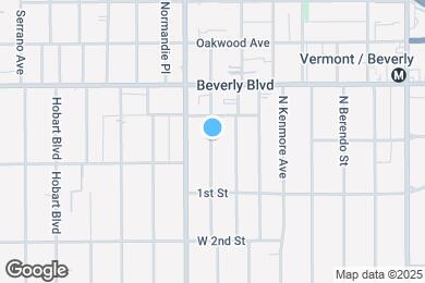 Map image of the property - 158 N Mariposa Ave