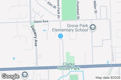 Map image of the property - 1706 Grove Park Dr