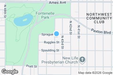 Map image of the property - 4019 N 44th St