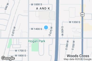 Map image of the property - 711 W 1400 S