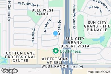 Map image of the property - 16770 W Manchester Dr