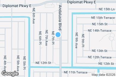 Map image of the property - 1328 SE 8th Ave
