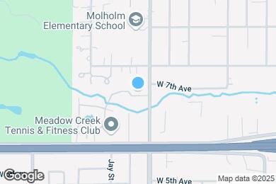 Map image of the property - 733 Harlan St
