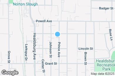 Map image of the property - 733 Prince Ave