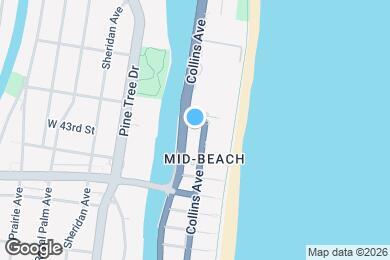 Map image of the property - 4360 Collins Ave