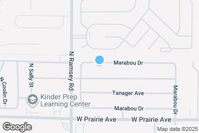 Map image of the property - 1428 W Heron Ave