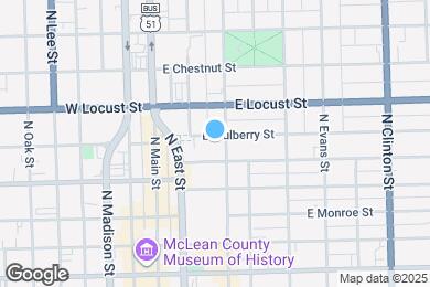 Map image of the property - 213 E Mulberry St