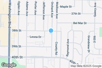 Map image of the property - 3815 Orchard Ave