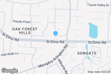 Map image of the property - 3801 Audubon Ridge Bend