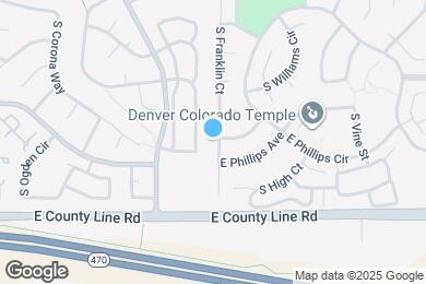 Map image of the property - 8177 S Franklin Ct