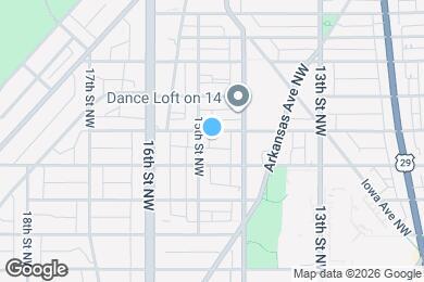 Map image of the property - 1424 Buchanan St NW