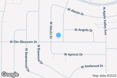 Map image of the property - 2745 W Elm Blossom St