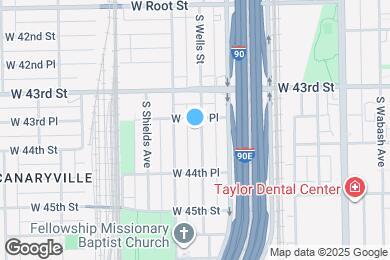 Map image of the property - 4342 S Wells St