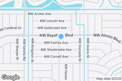 Map image of the property - 685 NW Conover St