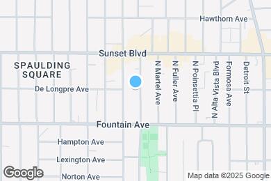 Map image of the property - 1403 N Vista St