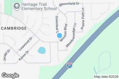 Map image of the property - 1011 Greenleaf Dr