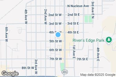 Map image of the property - 35 5th St W
