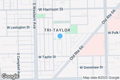 Map image of the property - 818 S Bell Ave