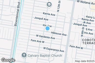 Map image of the property - 1304 E Hibiscus Ave