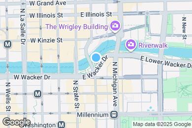 Map image of the property - 263 E Wacker Dr