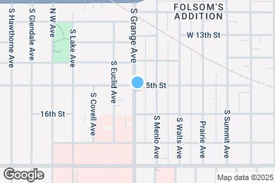 Map image of the property - 700 S Grange Ave