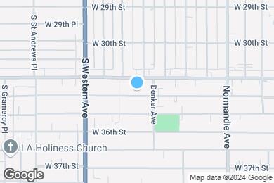 Map image of the property - 1587 W 35th St