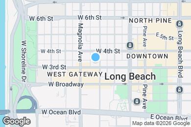 Map image of the property - 409 W 3rd