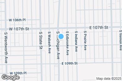 Map image of the property - 10747 S Michigan Ave