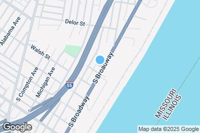 Map image of the property - 5017 S Broadway