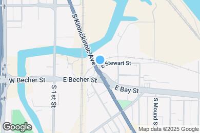 Map image of the property - 316 E Stewart St