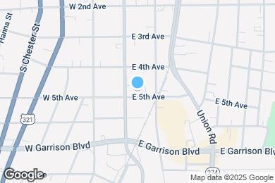 Map image of the property - 110 E 5th Ave