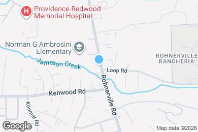 Map image of the property - 3880 Rohnerville Rd