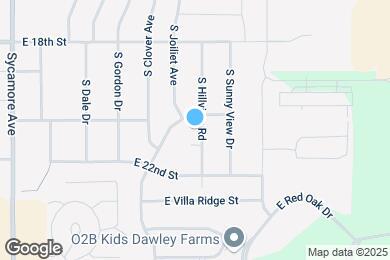 Map image of the property - 1505 S Hillview Rd